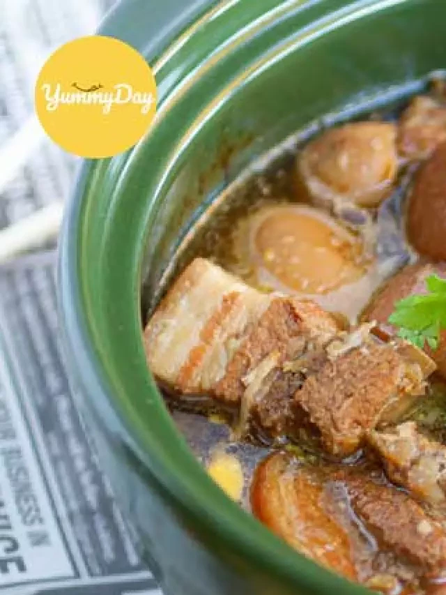   Cách làm thịt kho trứng vịt ngon trứng ngọt thịt mê tít