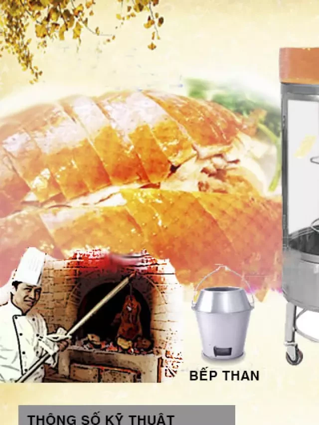   Chế biến vịt quay ngon tuyệt vời với Lò Quay Vịt có kính