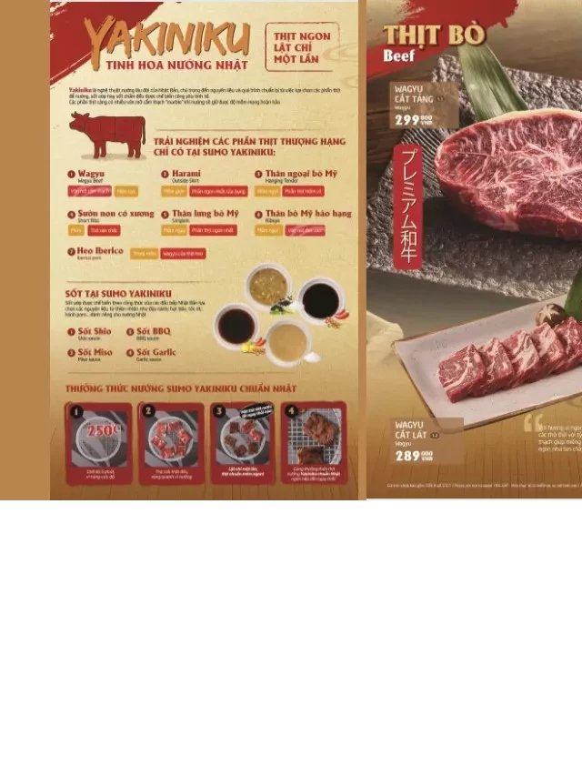   Sumo BBQ - Thương hiệu nướng phong cách Nhật Bản tại Vincom