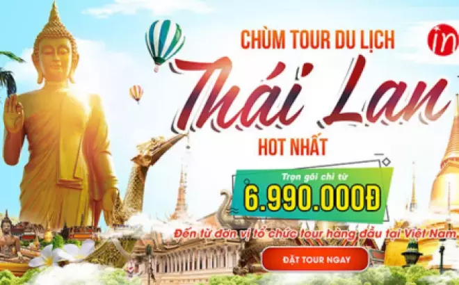 Tour du lịch Thái Lan giá rẻ trọn gói cùng INTOUR
