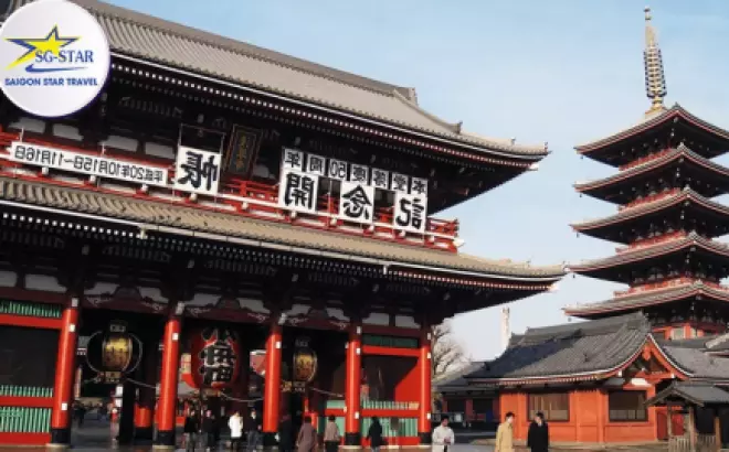 Du lịch Nhật Bản cao cấp 5 ngày 4 đêm – Khám phá Tokyo, Hakone, Kyoto, Osaka