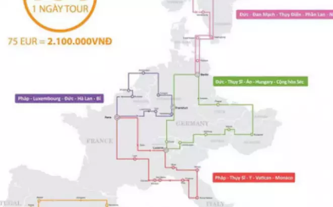 Du lịch Châu Âu giờ đây linh hoạt, tự chọn và tiết kiệm hơn bao giờ hết