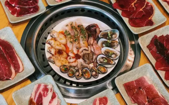 Cheep Eats BBQ - Tận hưởng hương vị ẩm thực đa dạng tại Buffet Nướng Lẩu