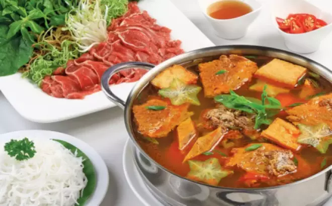 Bí quyết làm lẩu riêu cua bắp bò sườn sụn tại nhà