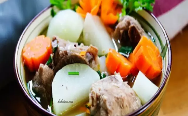 Vịt hầm củ cải - Món ngon bồi bổ cơ thể tuyệt vời