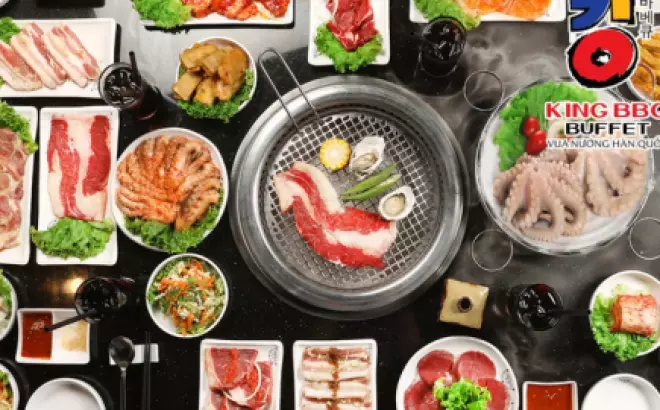Buffet Nướng Lẩu King BBQ - Vua Nướng Hàn Quốc - Menu 279K