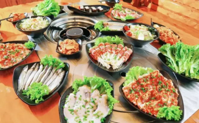 Buffet Nướng Không Giới Hạn Tại Nhà Hàng Moon BBQ