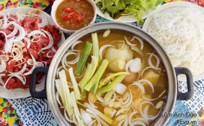 Cách làm bò nhúng dấm miền Bắc ngon khó cưỡng