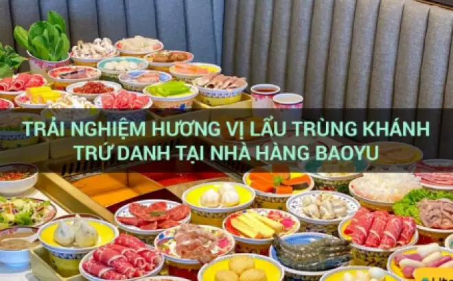 Trải nghiệm lẩu Trùng Khánh tại nhà hàng Baoyu: Hương vị độc đáo và không gian truyền thống