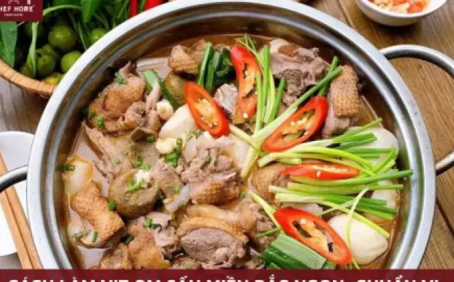 Cách làm vịt om sấu miền Bắc ngon, chuẩn vị, đậm đà